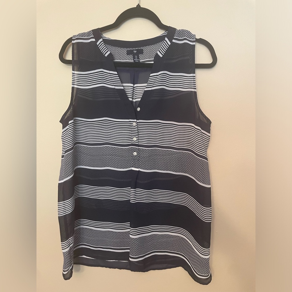 Gap sheer striped tank